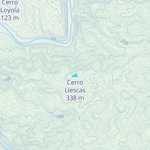 Map of Cerro Llescas