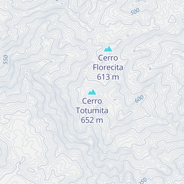 Map of Cerro Totumita
