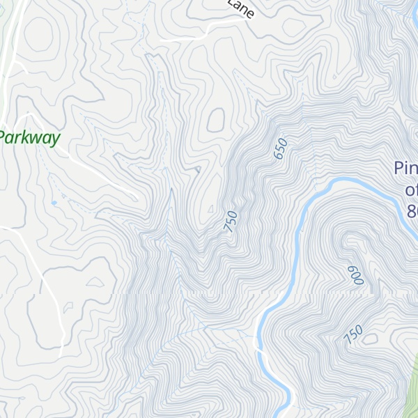 Map of Cedar Bluff