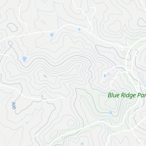 Map of Hurricane Knob