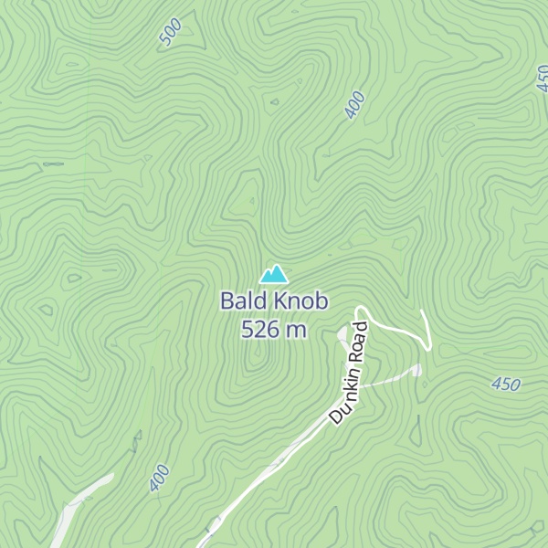 Map of Bald Knob