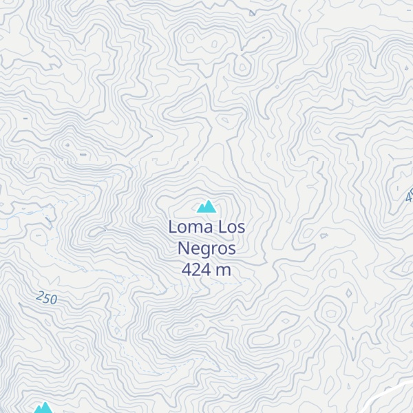 Map of Loma Los Negros