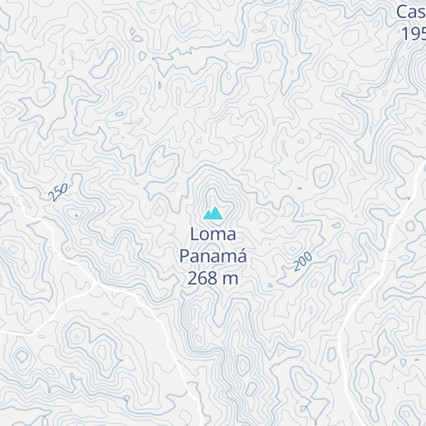 Map of Loma Panamá
