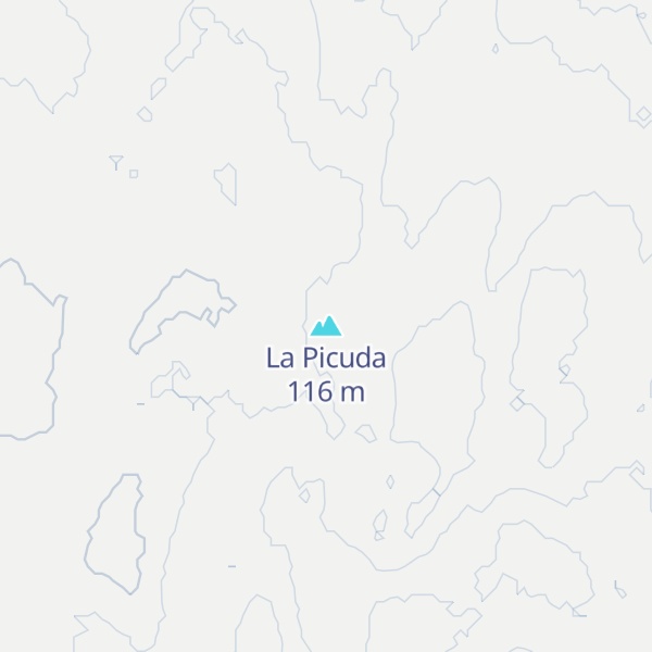Map of La Picuda
