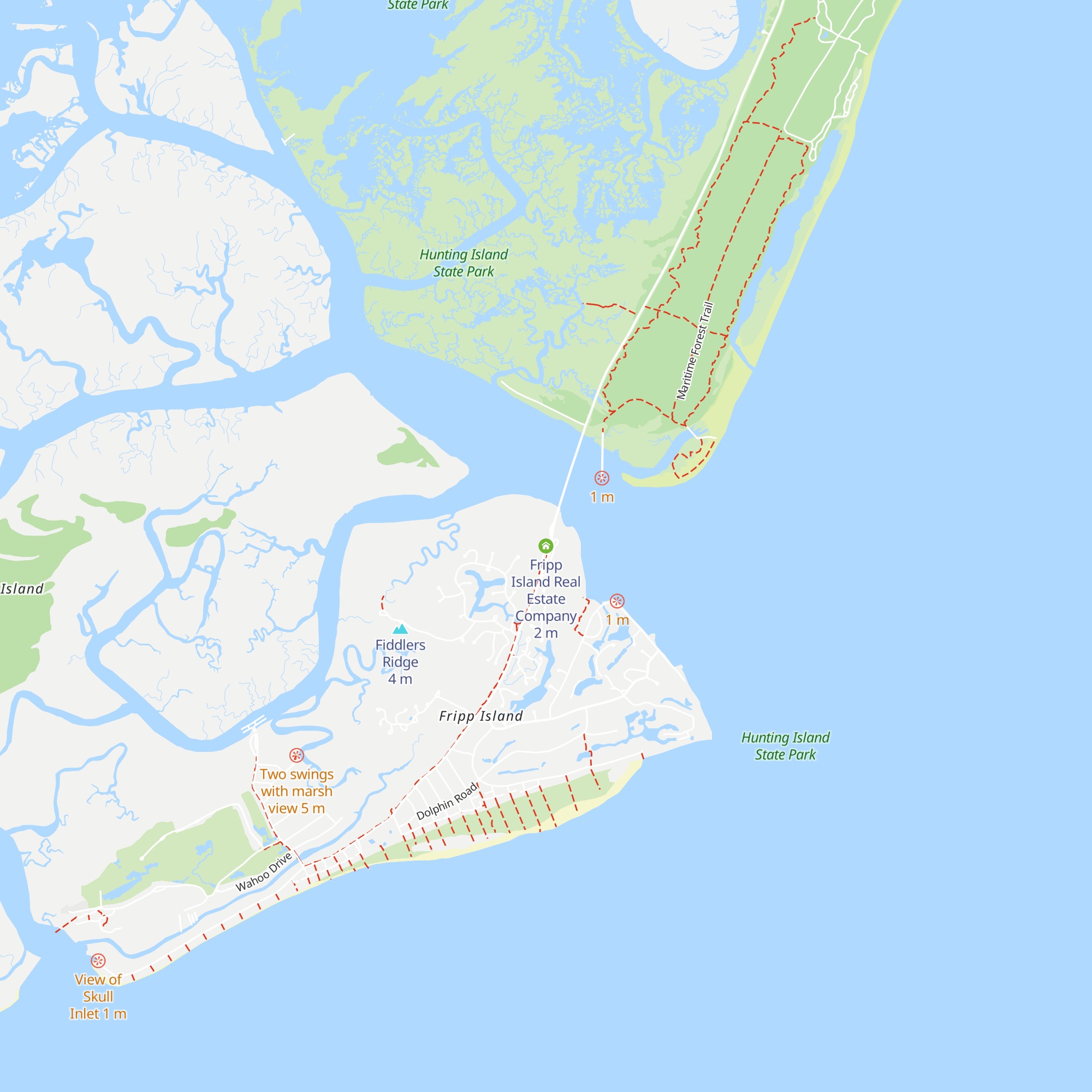 Fripp Island Real Estate Company map