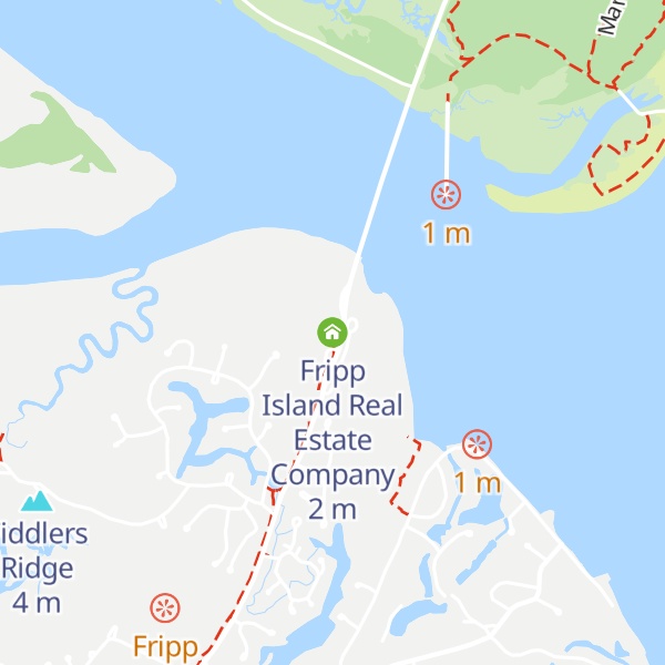 Map of Fripp Island Real Estate Company