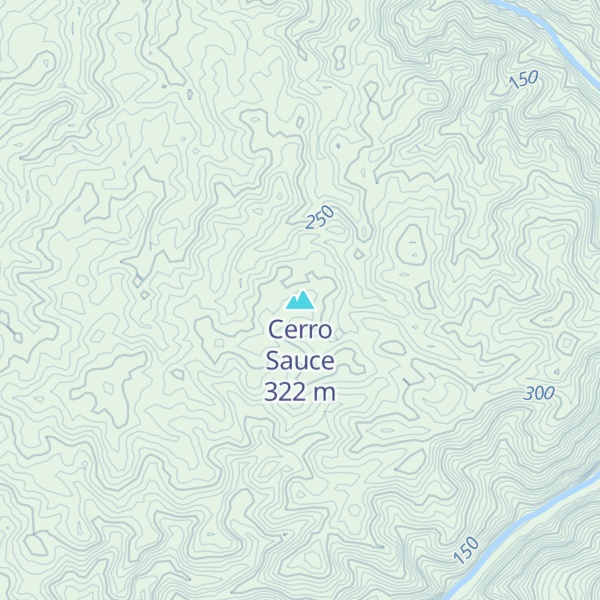 Map of Cerro Sauce