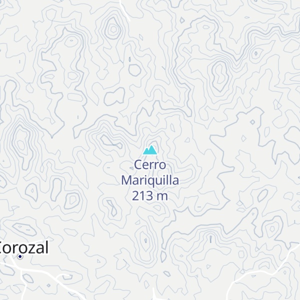 Map of Cerro Mariquilla