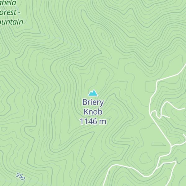 Map of Briery Knob