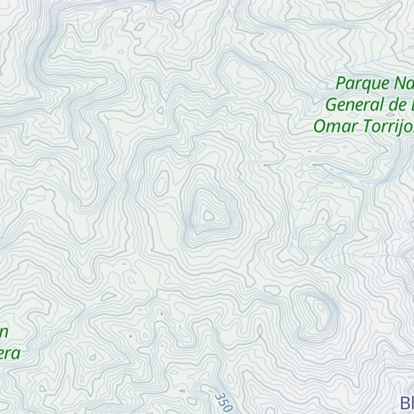 Map of Cerro Peña Blanca