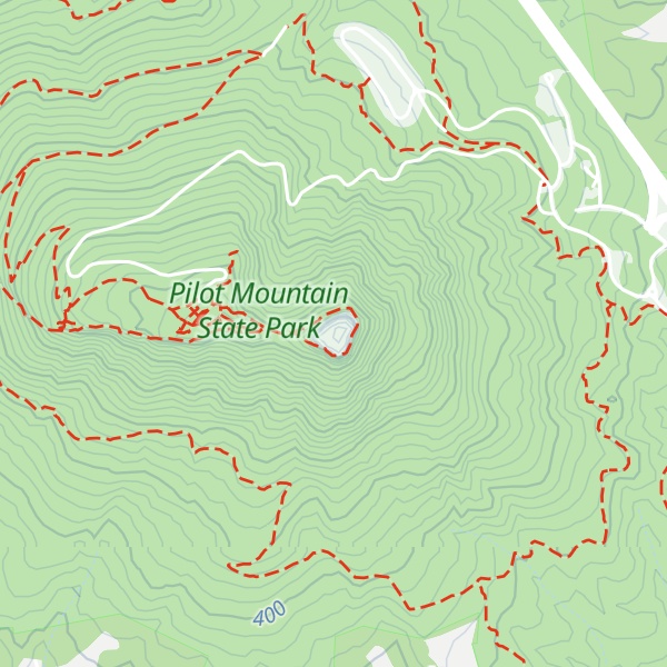 Map of Pilot Mountain