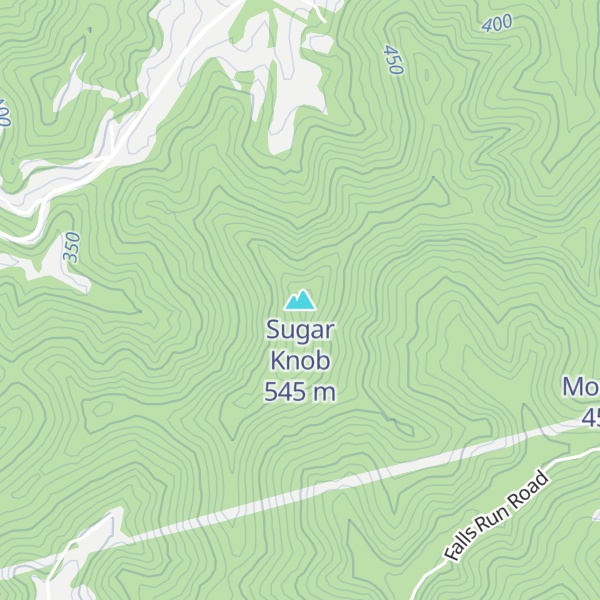 Map of Sugar Knob