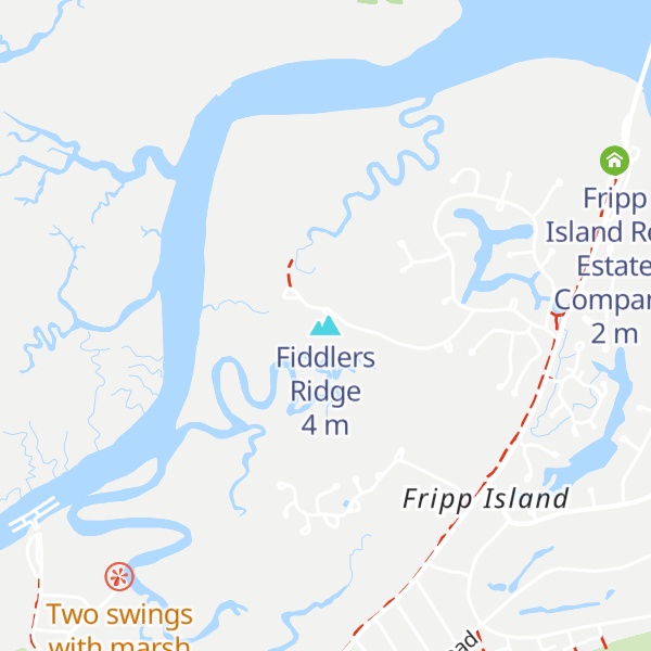 Map of Fiddlers Ridge