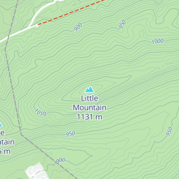 Map of Little Mountain