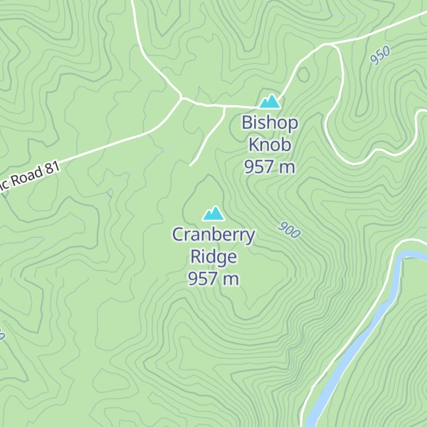 Map of Cranberry Ridge