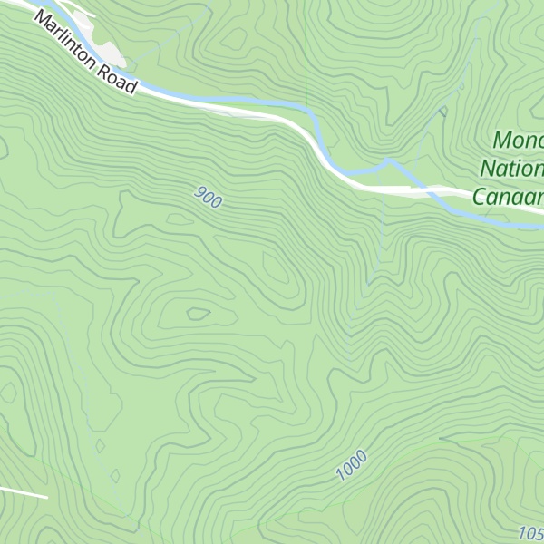 Map of Mill Knob