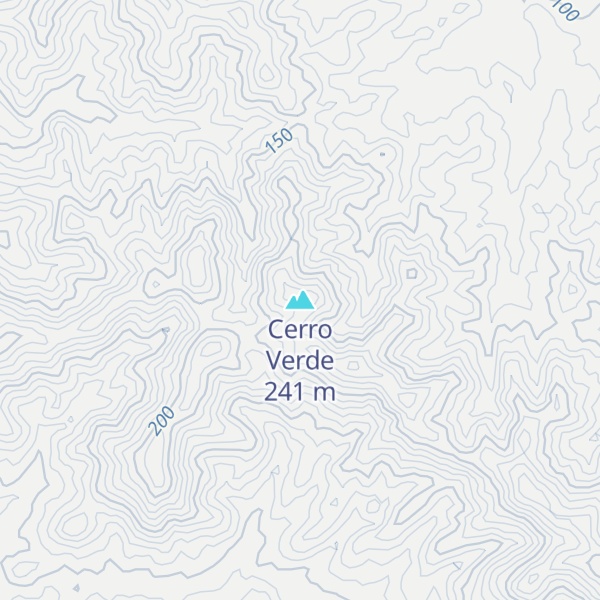 Map of Cerro Verde