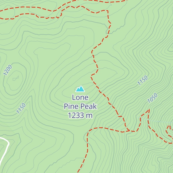 Map of Salt Pond Mountain