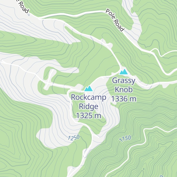 Map of Rockcamp Ridge