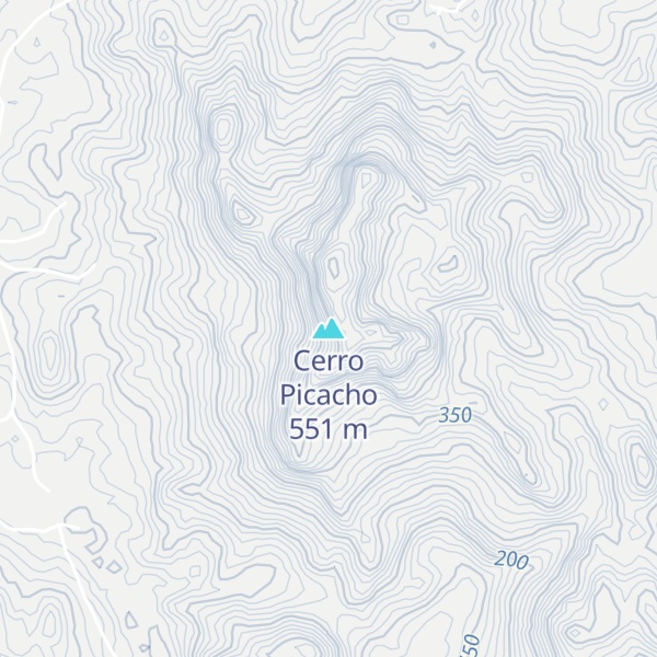 Map of Cerro Picacho