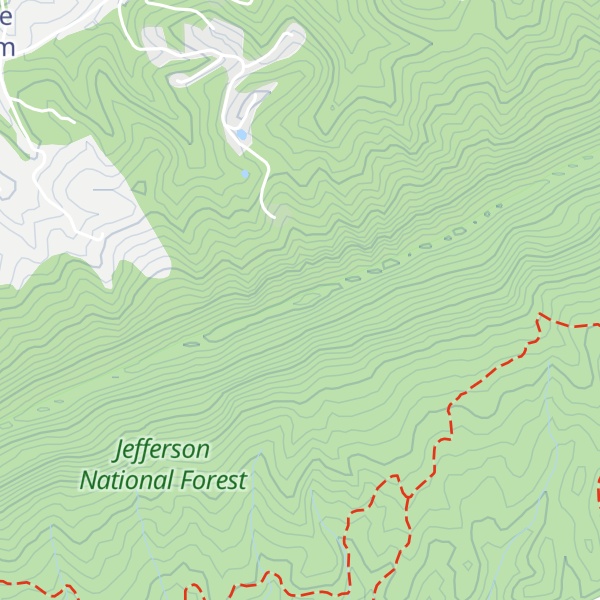 Map of Gap Mountain