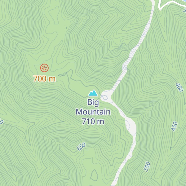 Map of Big Mountain