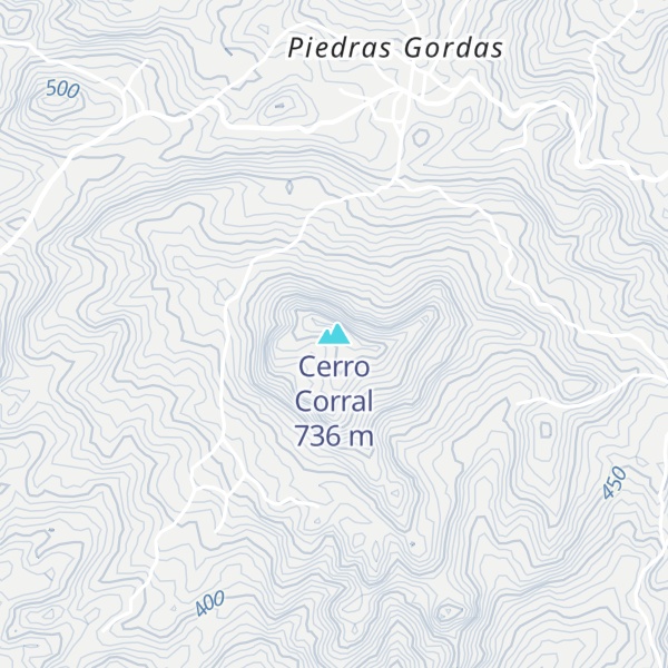 Map of Cerro Corral
