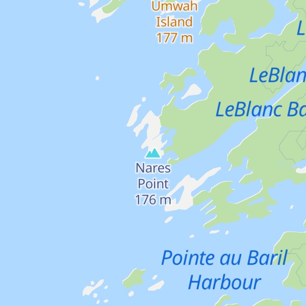 Map of Nares Point
