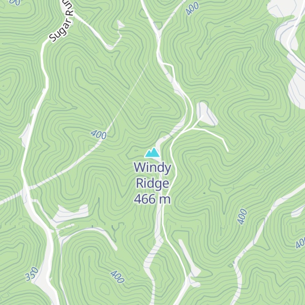 Map of Windy Ridge