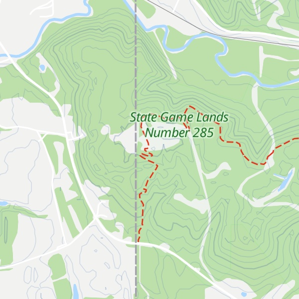 Map of Booth Hill