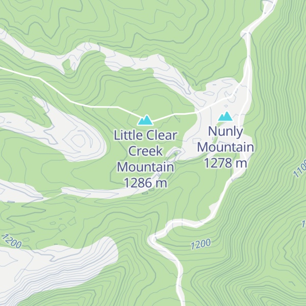 Map of Middle Mountain