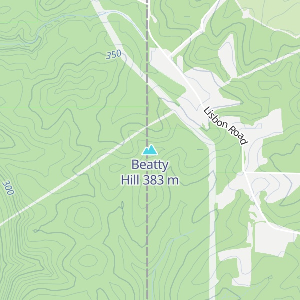 Map of Beatty Hill