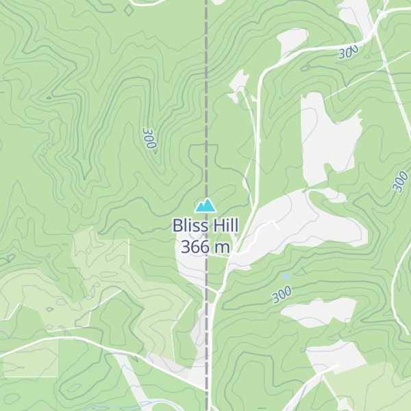Map of Bliss Hill