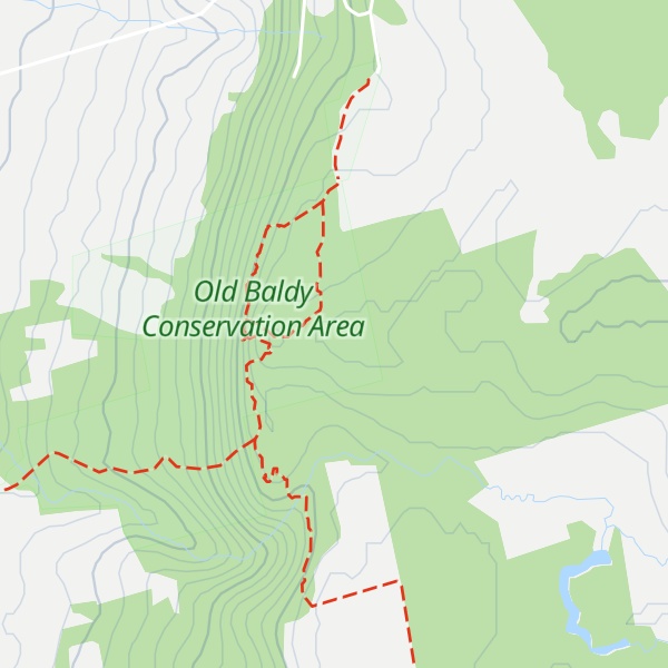 Map of Old Baldy