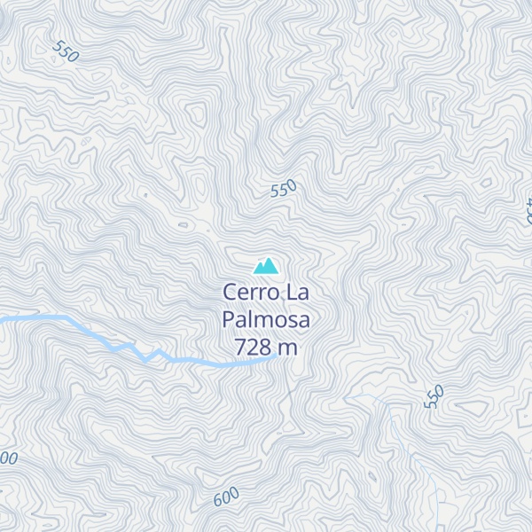 Map of Cerro La Palmosa