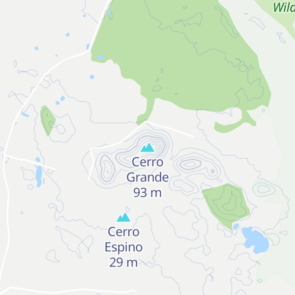 Map of Cerro Grande