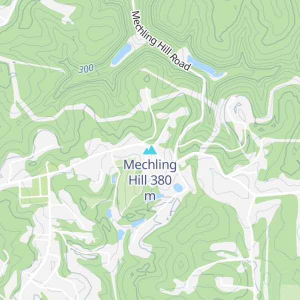Map of Mechling Hill