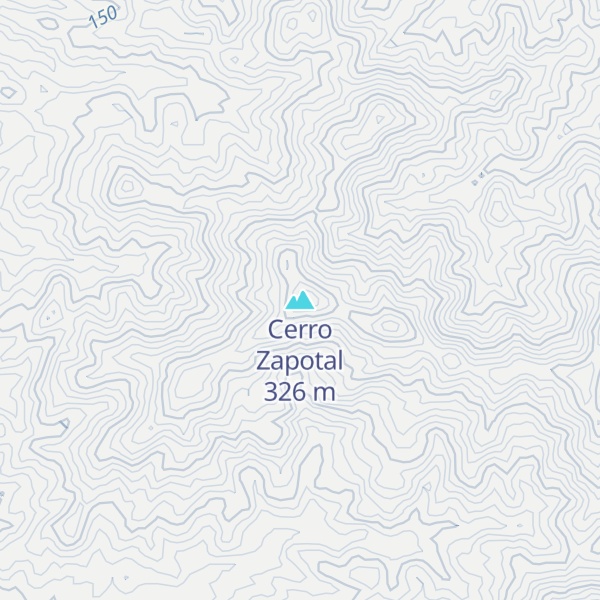 Map of Cerro Zapotal