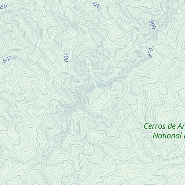 Map of Cerro Matanzas