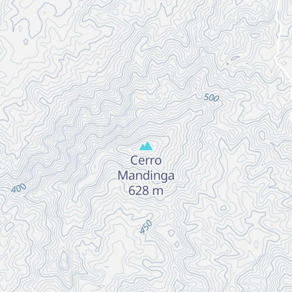 Map of Cerro Mandinga