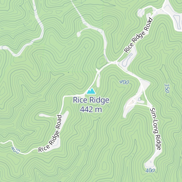 Map of Rice Ridge