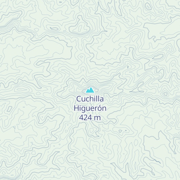 Map of Cuchilla Higuerón