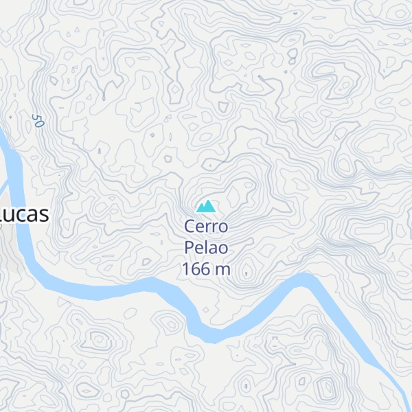 Map of Cerro Pelao