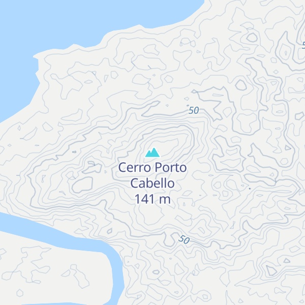 Map of Cerro Porto Cabello
