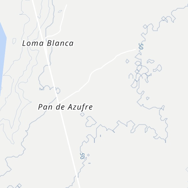Map of Cerro Pan de Azufre