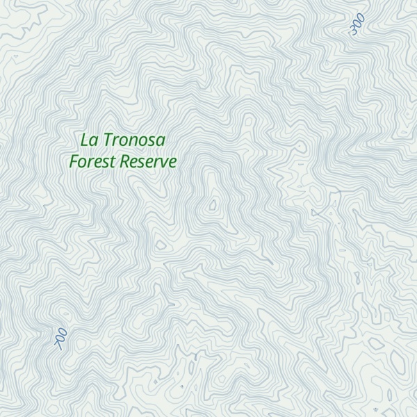 Map of Cerro La Tronosa