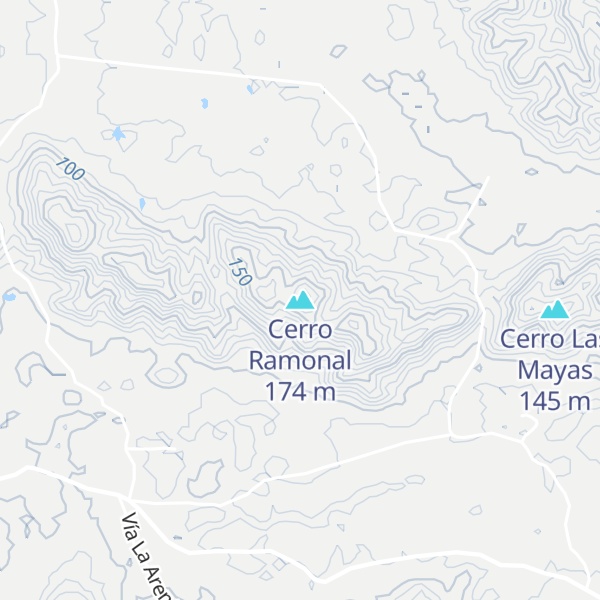 Map of Cerro Ramonal