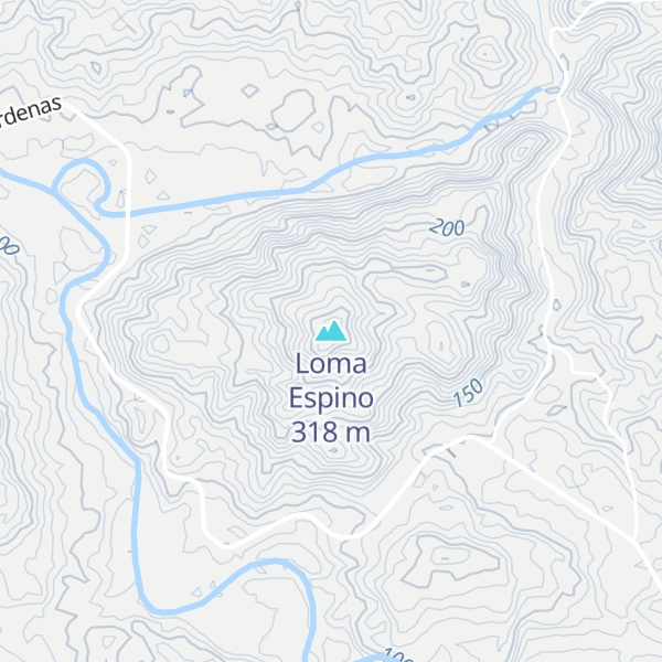 Map of Loma Espino