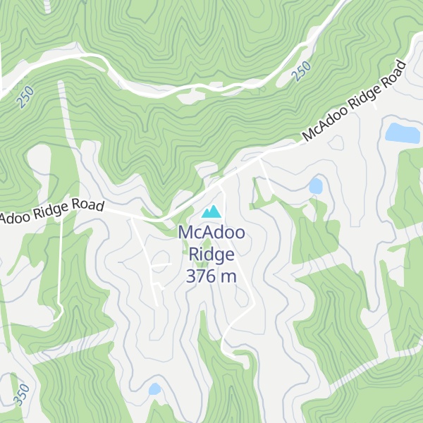 Map of McAdoo Ridge