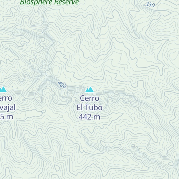 Map of Cerro El Tubo